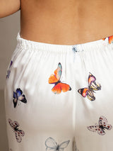 [White Butterfly] SilkSilky-CA 19Momme Silk Womens Pants 005