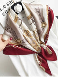 SilkSilky CA Pure Silk Scarf Wine 002