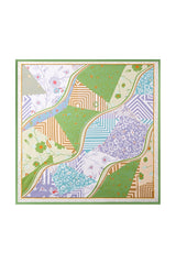 [P100] SilkSilky-CA Pure Silk Scarf 001,