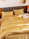 SilkSilky CA 19Momme Pure Silk Bedding Set Champagne 004