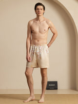 [Champagne] SilkSilky-CA Mens Sleep Bottoms 006