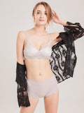 SilkSilky CA Silk Knitted Bra Gray 004