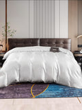 SilkSilky CA 22Momme Pure Silk Duvet Cover Silver 001