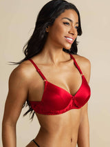[Red] SilkSilky-CA Bra 009