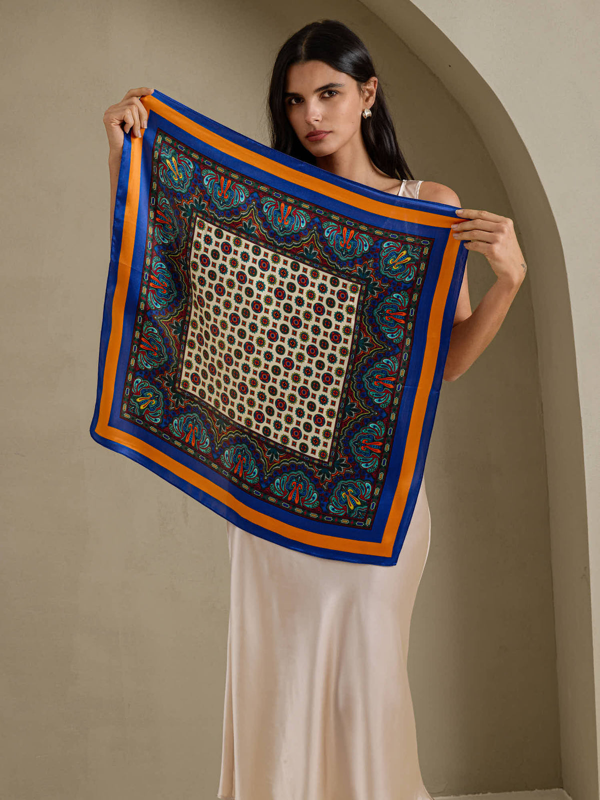 [P016] SilkSilky-CA Scarf 002