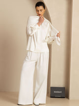 [White] SilkSilky-CA Scarf 005