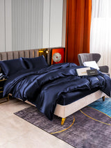 [Dark Blue] SilkSilky-CA 22Momme Bedding Set 003