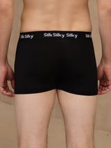 [Black] SilkSilky-CA 100% Silk Jersey Mens Underwear 002