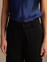 [Black] SilkSilky-CA Womens Pants 005