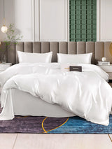 [White] SilkSilky-CA 25Momme Bedding Set 001
