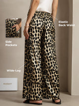 [Leopard] SilkSilky-CA 19Momme Silk Womens Pants 001,