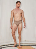 SilkSilky CA Silk Knitted Mens Underwear Coffee 004