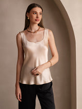[Champagne] SilkSilky-CA Sleeveless Camisole 005