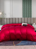 SilkSilky CA 25Momme Pure Silk Duvet Cover Wine 004