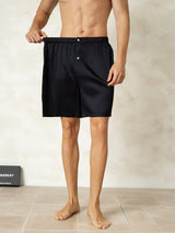 [Black] SilkSilky-CA Mens Sleep Bottoms 005