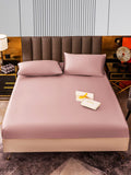 SilkSilky CA 22Momme Pure Silk Bedding Set PaleMauve 001