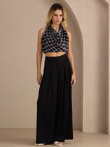 [Black] SilkSilky-CA Women's Pants 005