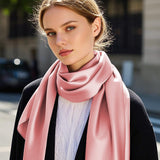 [Pale Mauve] SilkSilky-CA Scarf 001