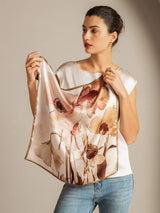 [P092] SilkSilky-CA Pure Silk Scarf 003