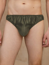 [Green] SilkSilky-CA Mens Underwear 001