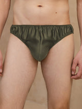 [Green] SilkSilky-CA Men's Underwear 001