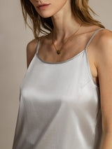 [Silver] SilkSilky-CA Spaghetti Strap Camisole 005