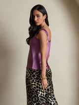 [Deep Purple] SilkSilky-CA Sleeveless Camisole 002