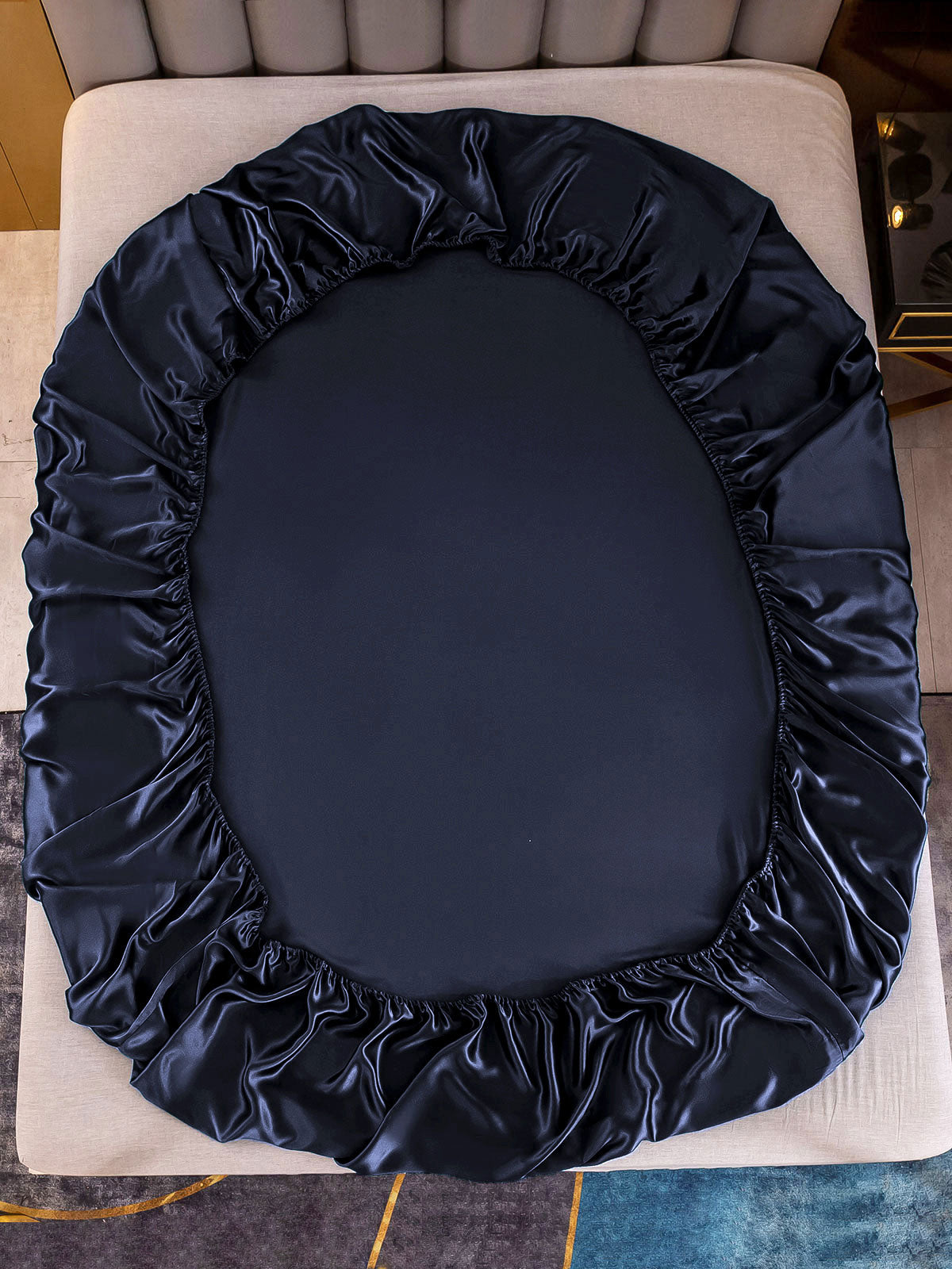 [Dark Blue] SilkSilky-CA 19Momme Bedding Set 003