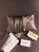 [Brown] SilkSilky-CA 19Momme Pure Silk Pillowcase 006