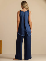 [Dark Blue] SilkSilky-CA Sleeveless Scoop Neck Camisole 006