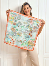 [P064] SilkSilky-CA Pure Silk Scarf 001