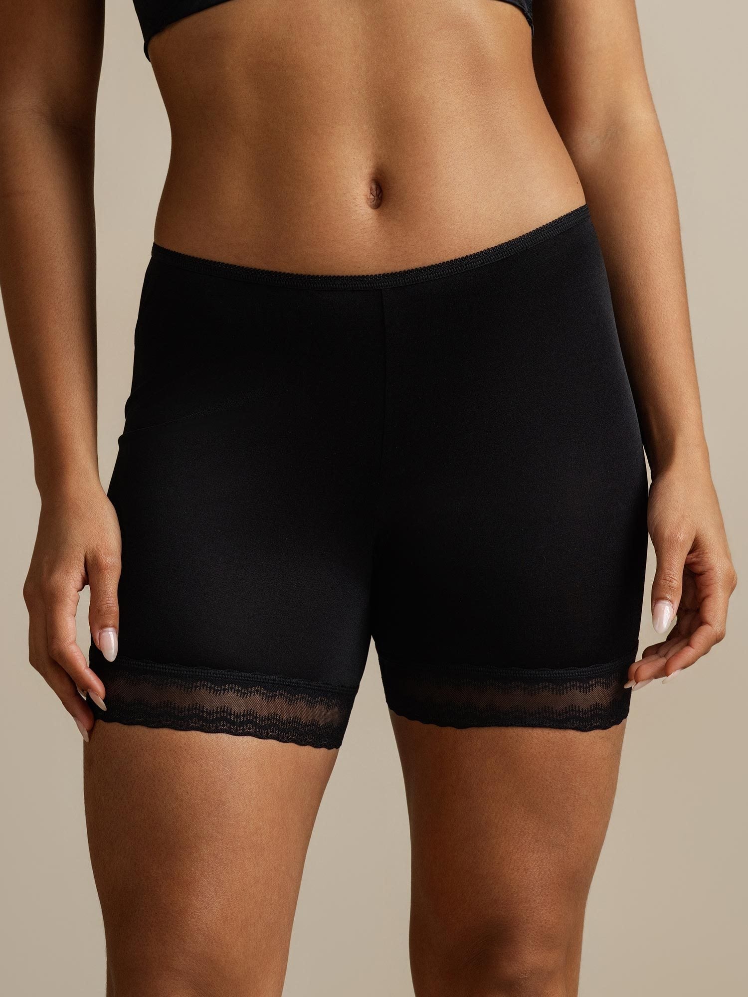 [Black] SilkSilky-CA Pure Silk Panty 007,
