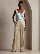 [Light Blue] SilkSilky-CA Sleeveless Camisole 005