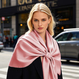 [Pale Mauve] SilkSilky-CA Scarf 002