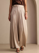 [Tan] SilkSilky-CA Women's Pants 007