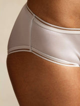 [Gray] SilkSilky-CA 100% Silk Jersey Panty 008