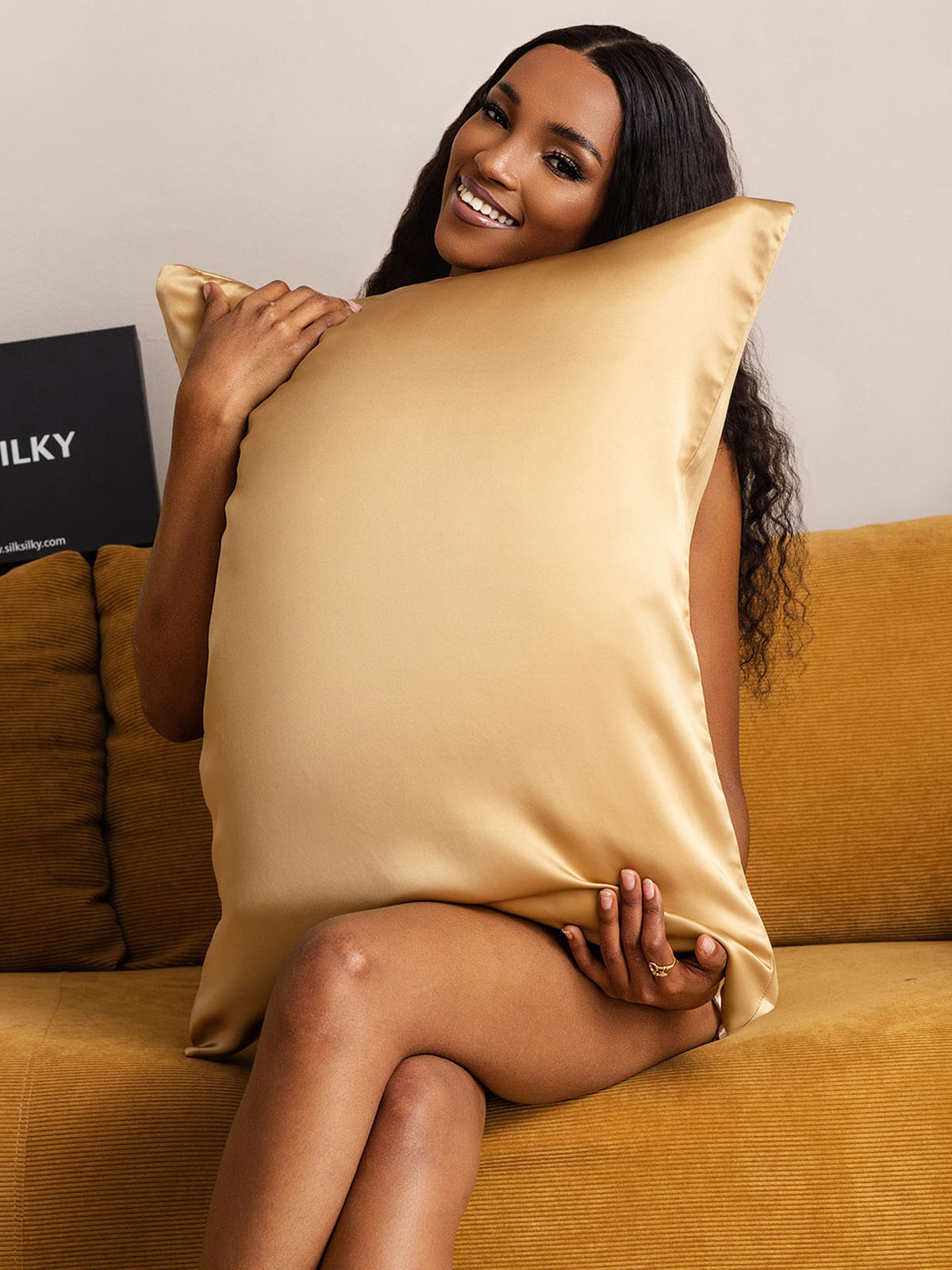 [Deep Camel] SilkSilky-CA 22Momme Pure Silk Pillowcase 001