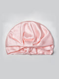 SilkSilky-CA Pure Silk Sleep Cap LightPink 005