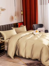 [Beige] SilkSilky-CA 19Momme Bedding Set 005