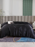 SilkSilky CA 25Momme Pure Silk Duvet Cover Black 003