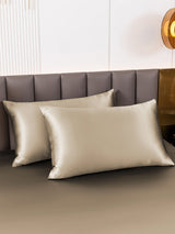 [Khaki] SilkSilky-CA 19Momme Pure Silk Pillowcase 001