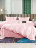 SilkSilky CA 25Momme Pure Silk Bedding Set Pink 001