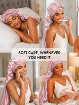 [Pink] SilkSilky-CA Sleep Cap 006