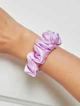 [Lavender] SilkSilky-CA Scrunchie 001