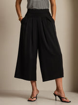 [Black] SilkSilky-CA Women's Pants 003