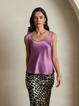 [Deep Purple] SilkSilky-CA Sleeveless Camisole 004