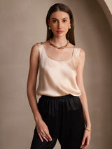 [Champagne] SilkSilky-CA Sleeveless Camisole 001