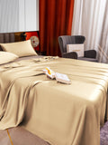 SilkSilky CA 22Momme Pure Silk Bedding Set Beige 004