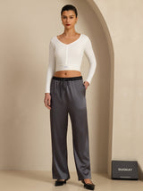 [Dark Gray] SilkSilky-CA Womens Pants 007