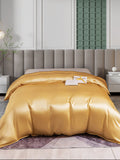 SilkSilky CA 25Momme Pure Silk Duvet Cover Champagne 001